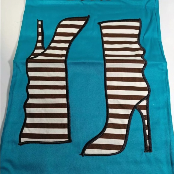 🎉HP🎉HENRI BENDEL TRAVEL SHOE BAG SET OF 3.ZIP CARRY CASE WITH SIGNATURE PULL - Picture 4 of 8